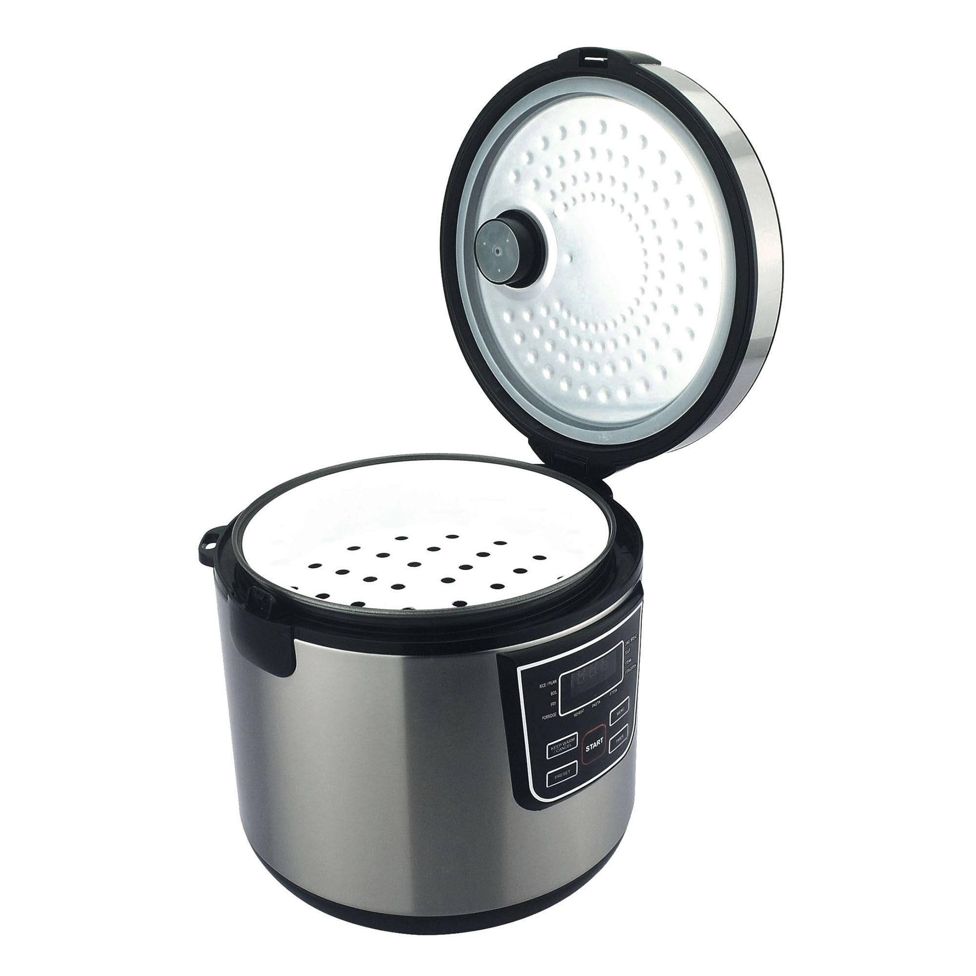 Resim Sogo OLL-SS-10765 5L 860W Siyah Paslanmaz Çelik Çok Amaçlı Pişirici