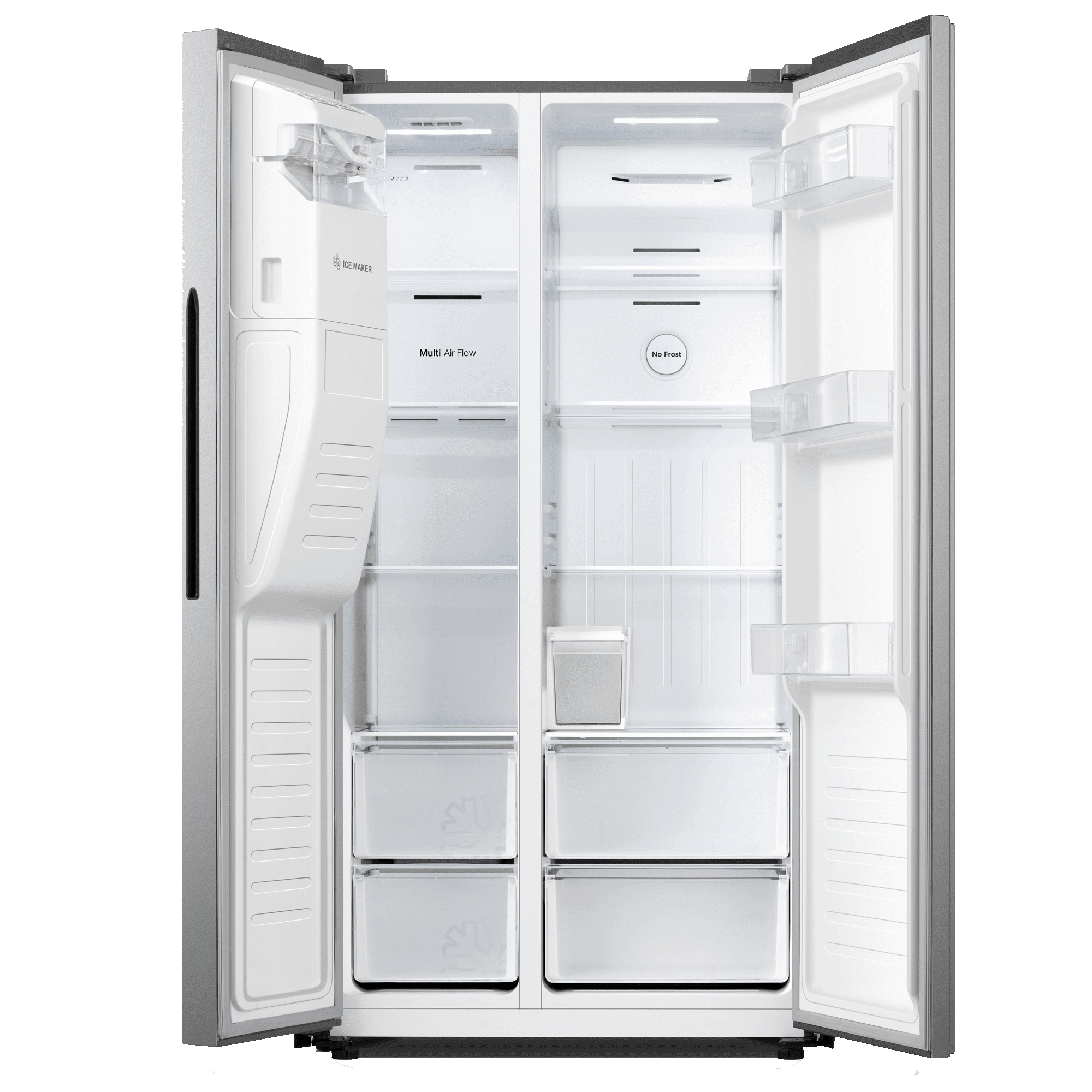 Hisense RS650N4AD1 side-by-side refrigerator Freestanding – image 2