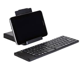Targus AKF001US mobile device keyboard QWERTY Bluetooth Black
