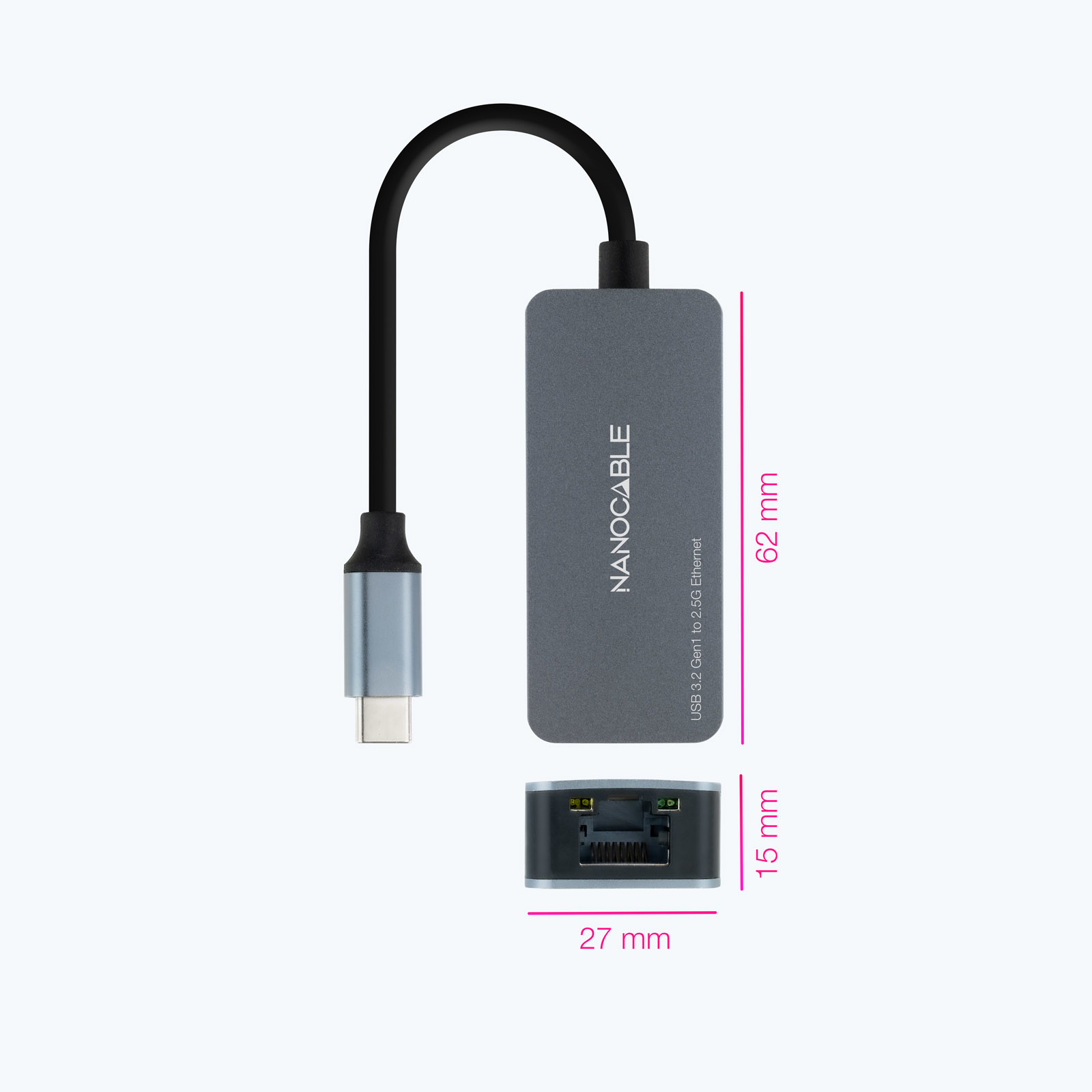 Nanocable USB-C 3.2 GEN1 to Ethernet – image 2