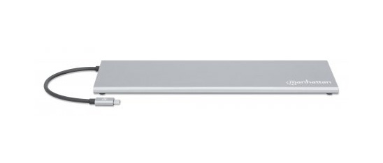 Manhattan USB-C Dock/Hub with Card Reader and MST, Ports (x9): Audio – image 2