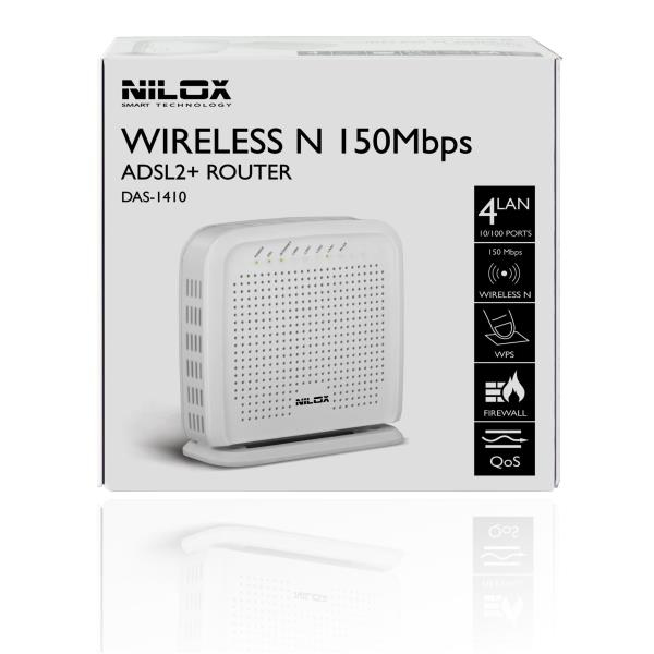 Nilox DAS-1410 wireless router Fast Ethernet White – image 2