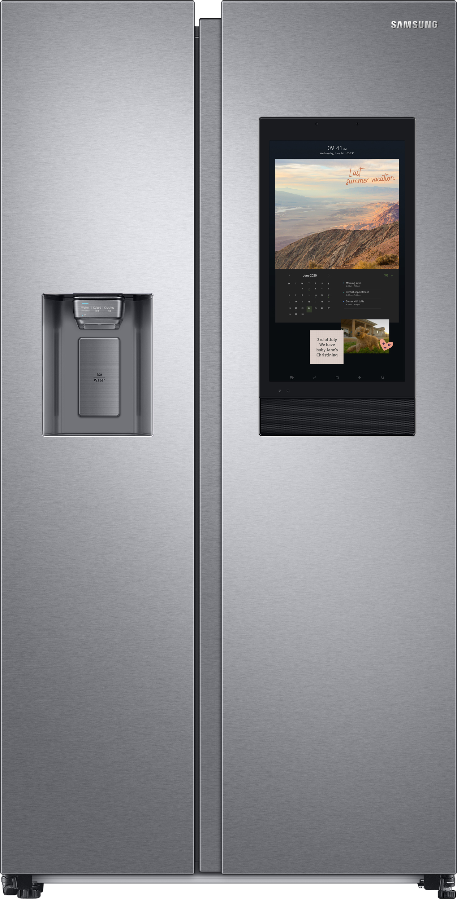 Samsung RS6HA8891SL/EG side-by-side refrigerator Freestanding – image 1