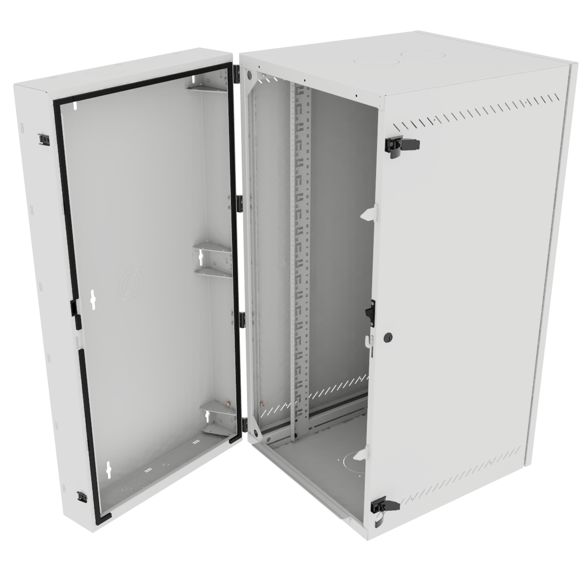 Vertiv VR Rack GL48WMCMS-W-SC-00-00 rack cabinet 25U Wall mounted rack White – image 3