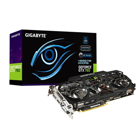 GIGABYTE GV-N760OC-4GD graphics card NVIDIA GeForce GTX 760
