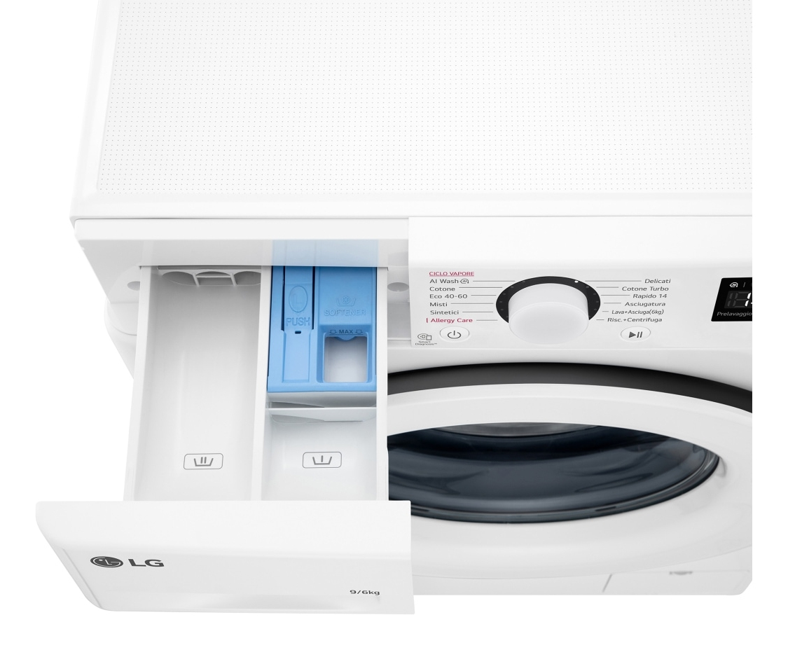 LG F4DR5009A3W washer dryer Freestanding Front-load White – image 2