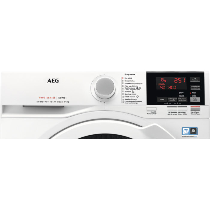 AEG L7WBG846W washer dryer Freestanding Front-load White – image 2