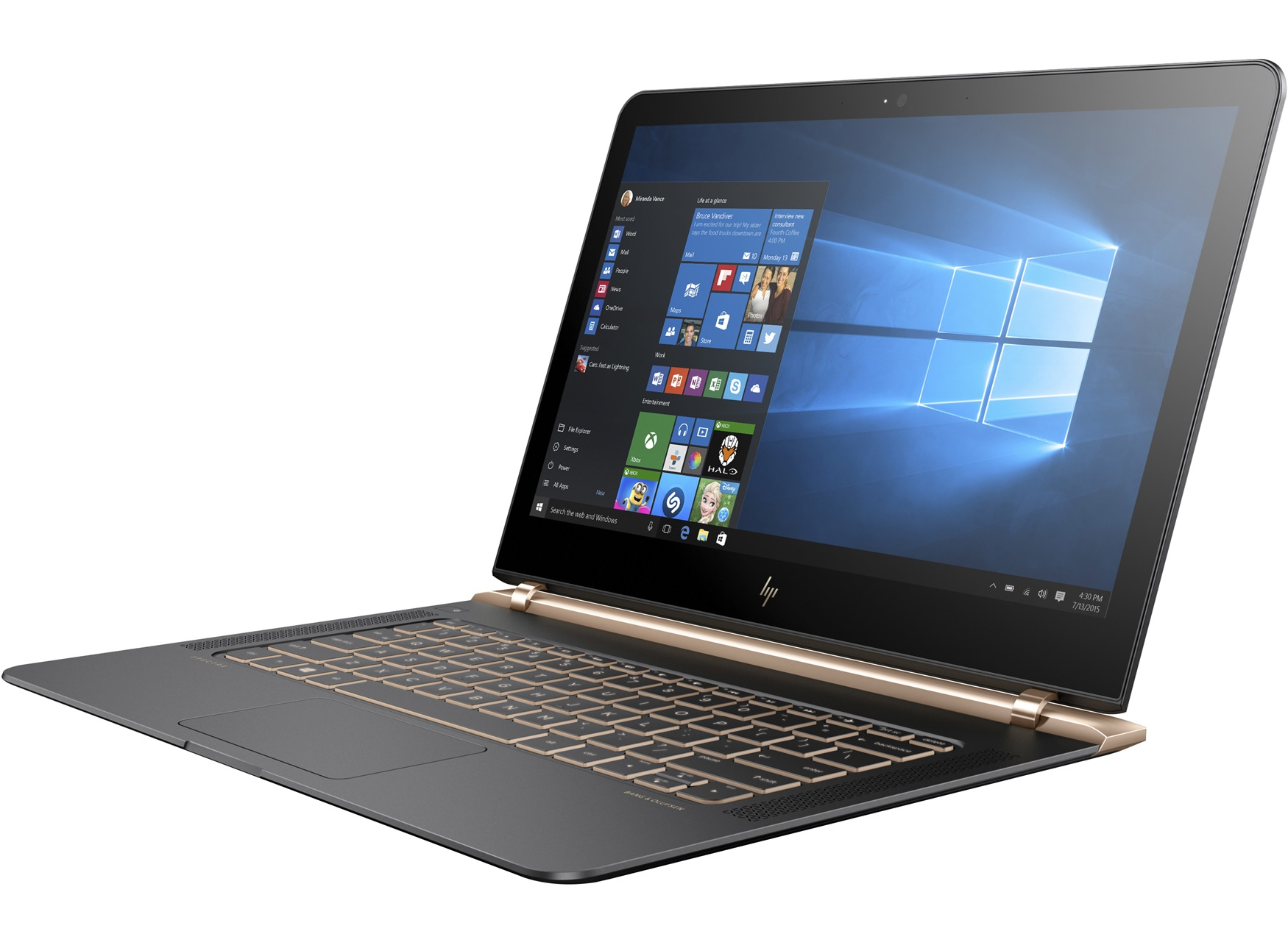 HP Spectre 13 -v101nh Intel® Core™ i7 i7-7500U Laptop – image 2