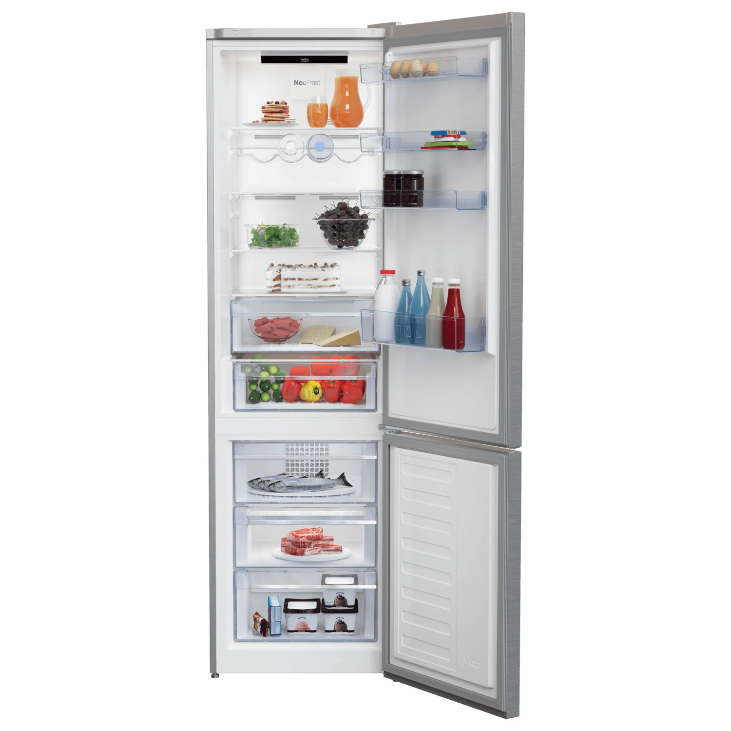 Beko RCNA406E40XB fridge-freezer Freestanding – image 3