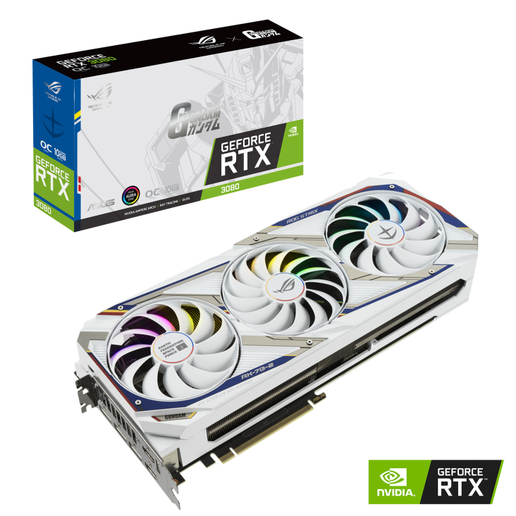 ASUS ROG -STRIX-GeForce-RTX-3080-GUNDAM-EDITION NVIDIA GeForce RTX 3080 – image 2