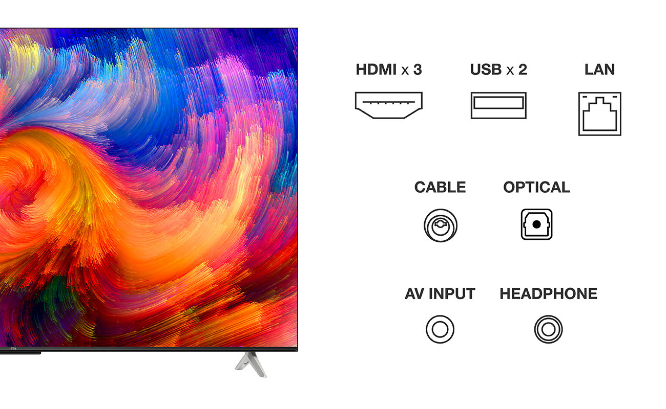TCL P63 P638 165.1 cm (65") 4K Ultra HD Smart TV Wi-Fi Black – image 4