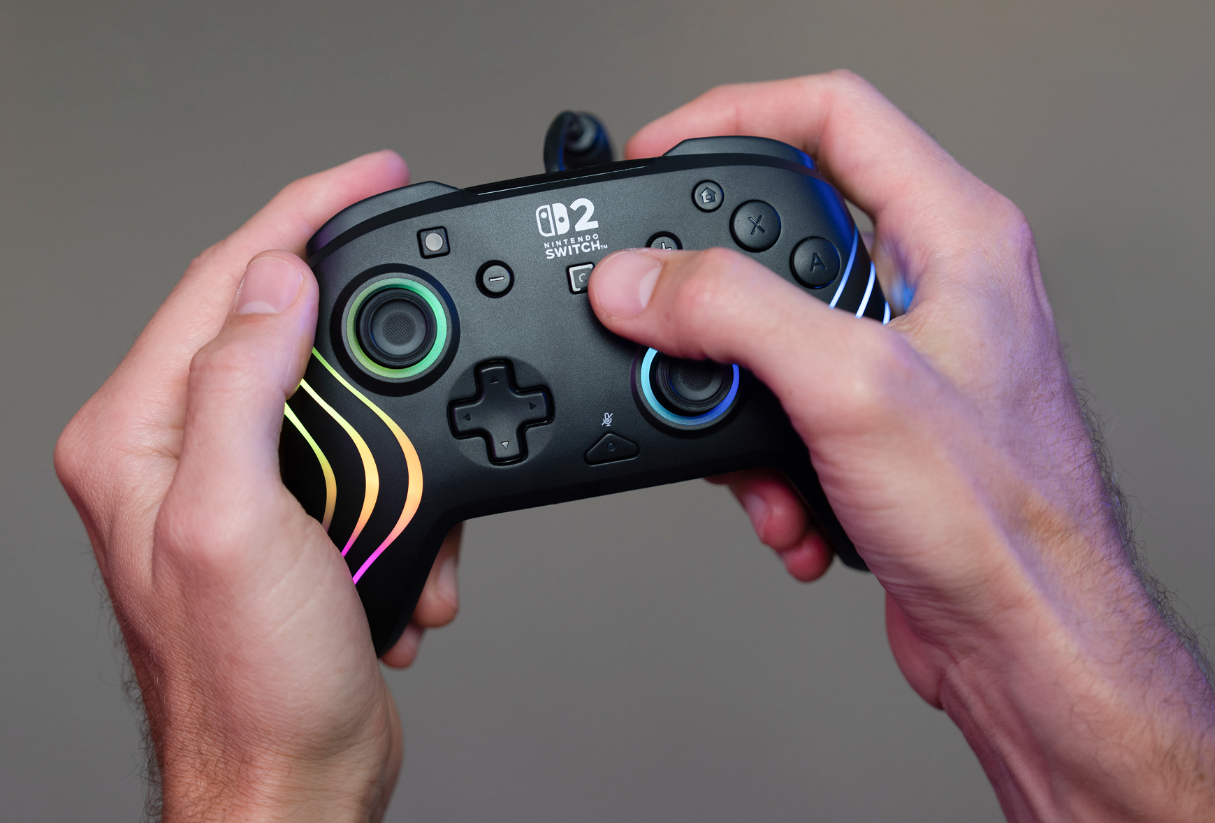 Turtle Beach Afterglow Wave Black Wired RGB Gaming Controller. Officially Licensed for Nintendo Switch 2 – image 9