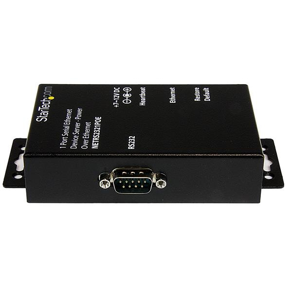 StarTech.com 1 Port RS232 Serial Ethernet Device Server - PoE Power Over Ethernet – image 3