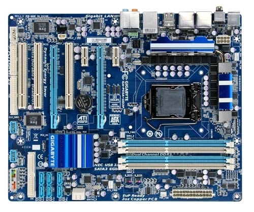 GIGABYTE GA-P55A-UD3P motherboard Intel® P55 LGA 1156 (Socket H) ATX