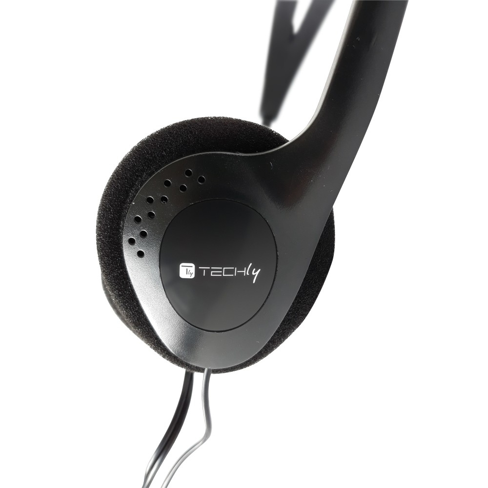 Techly ICC-SH-481TY headphones/headset Wired Head-band Music Black – image 4
