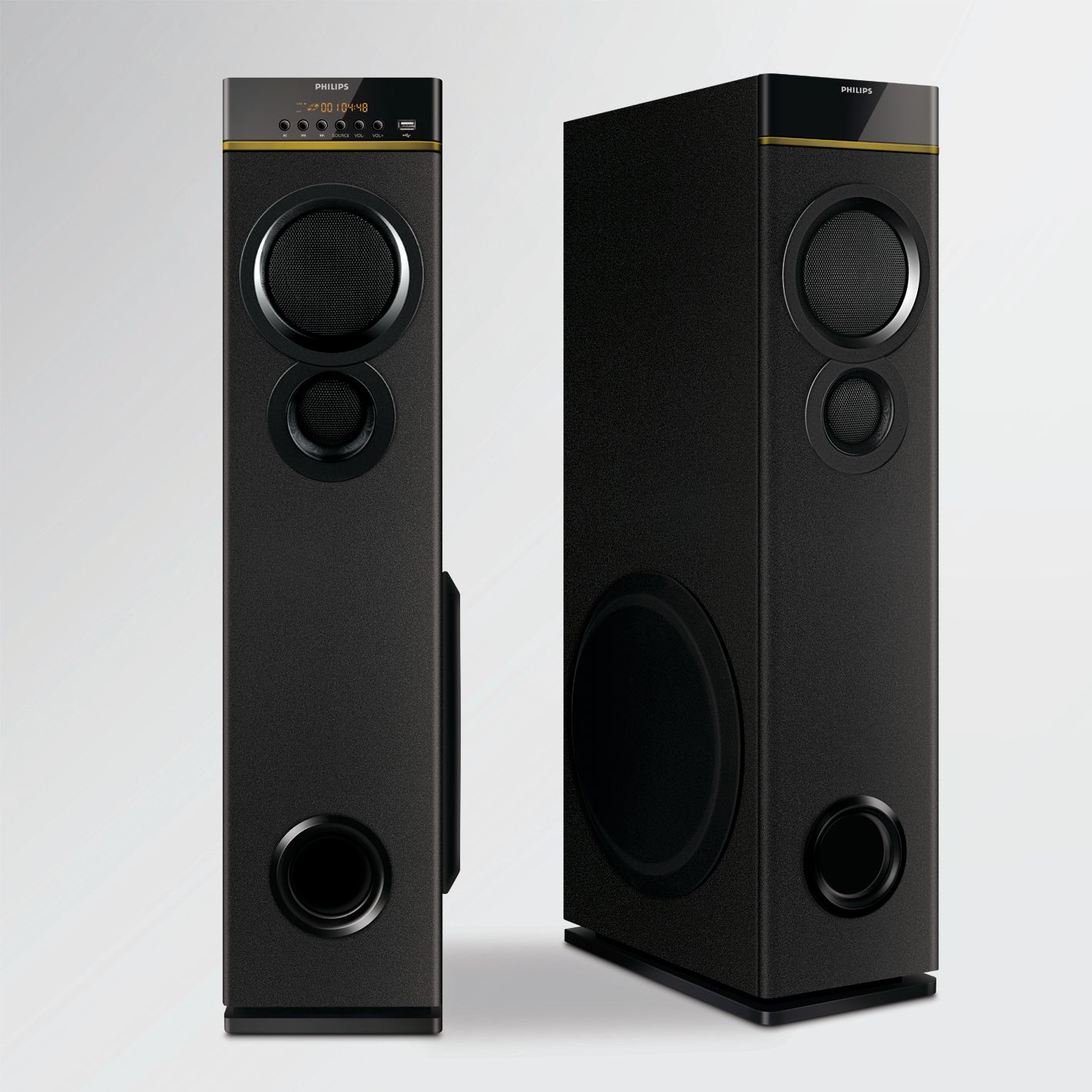 Philips SPA9080B/94 loudspeaker 2-way Black Wireless – image 1