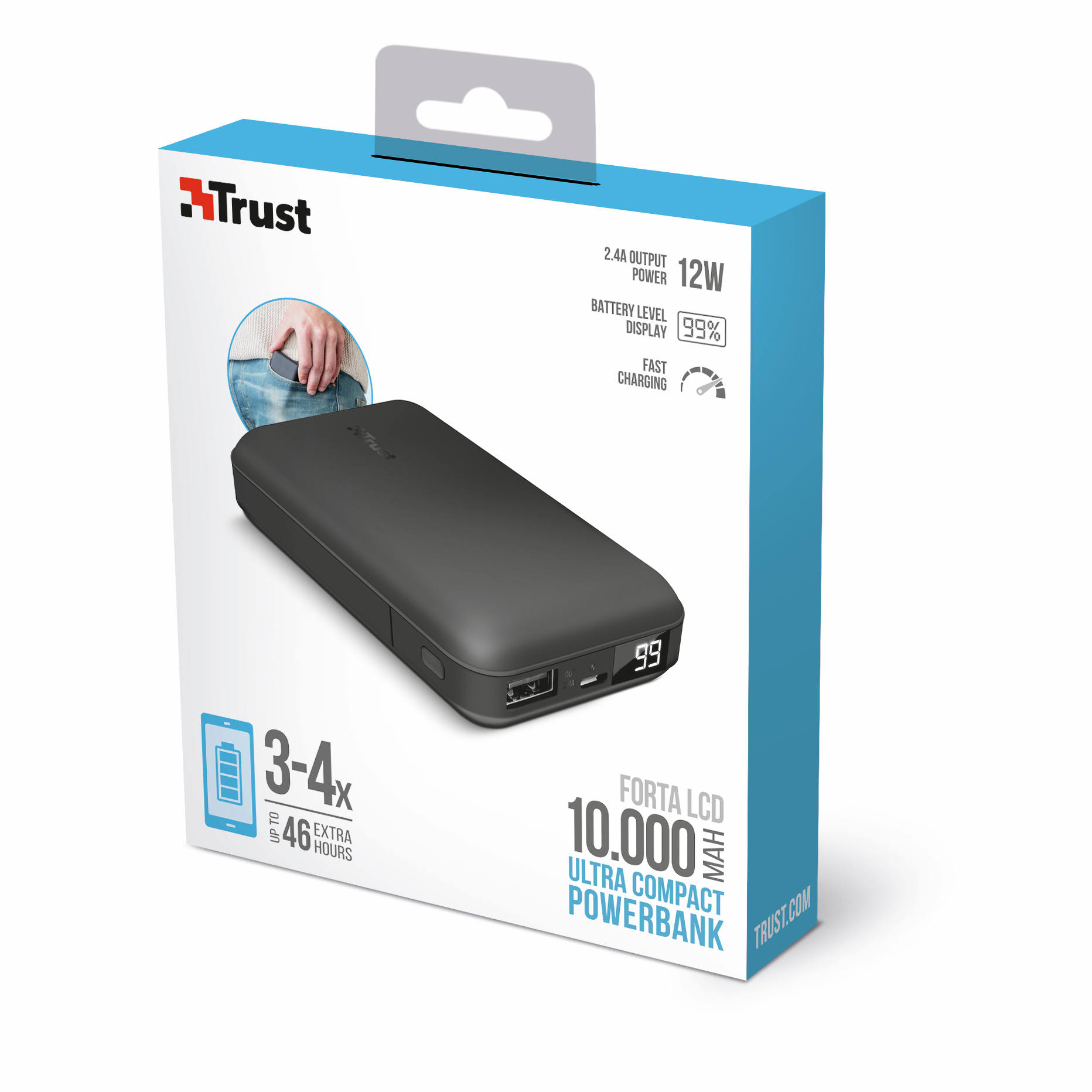 Trust Forta 10000 mAh Black – image 5