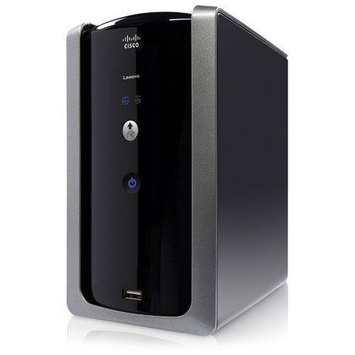 Linksys NMH300 NAS/storage server Black, Silver