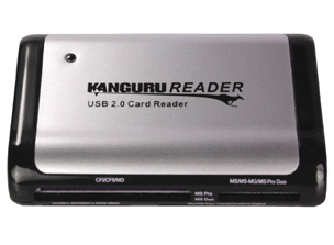 iStorage Kanguru U2-CR-58N1 card reader USB 2.0 Black, Grey