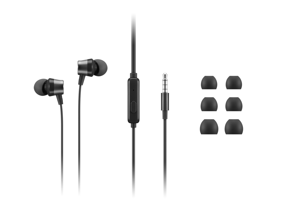 Lenovo 4XD1J77352 headphones/headset Wired In-ear Office/Call center Black – image 3