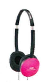 JVC HA-S155-P headphones/headset Wired Black, Pink