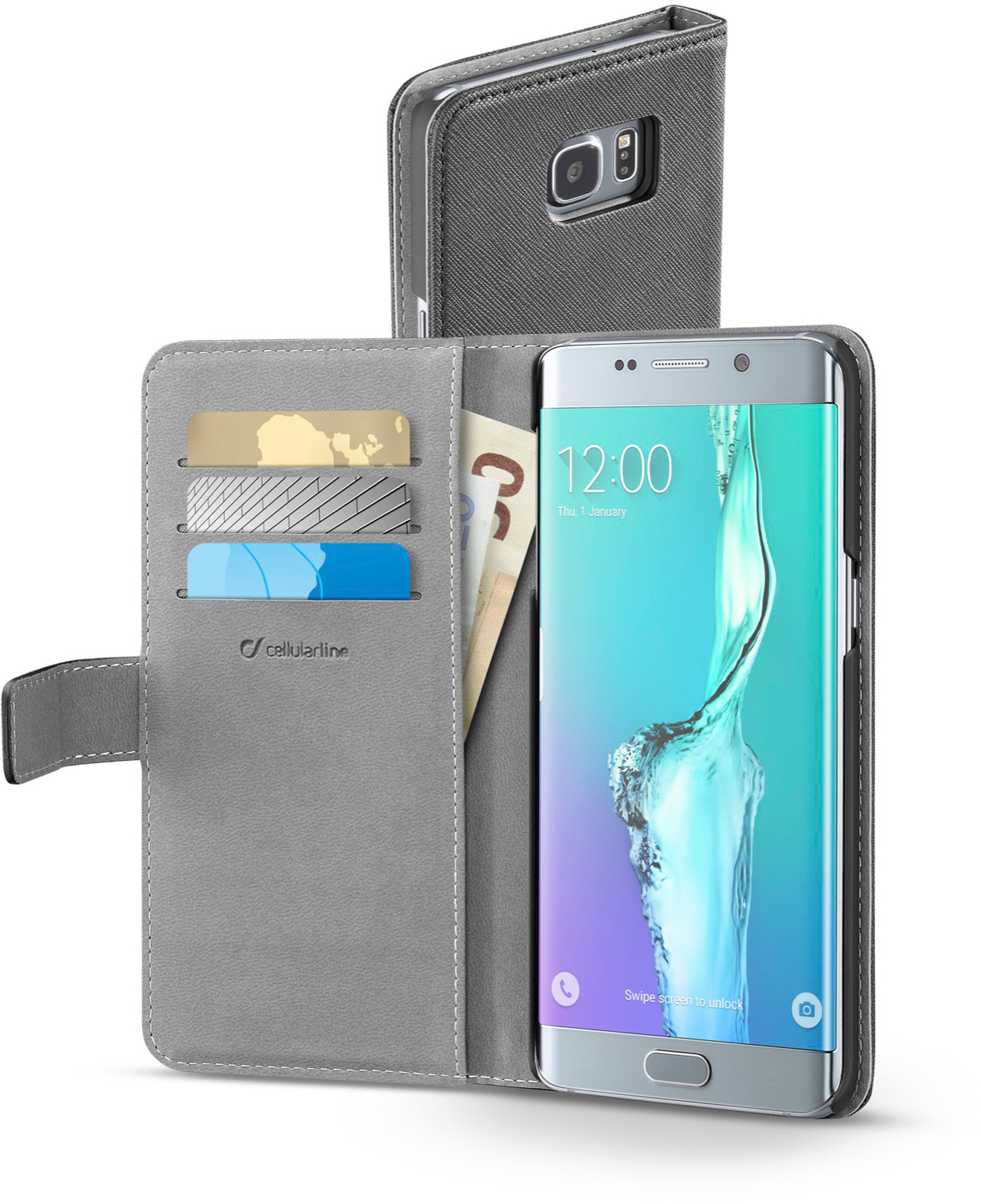 Cellularline Book Agenda - Galaxy S6 Edge Plus
