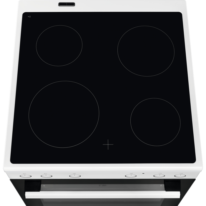 Electrolux LKR62001BW Freestanding cooker Electric Ceramic hob White – image 4