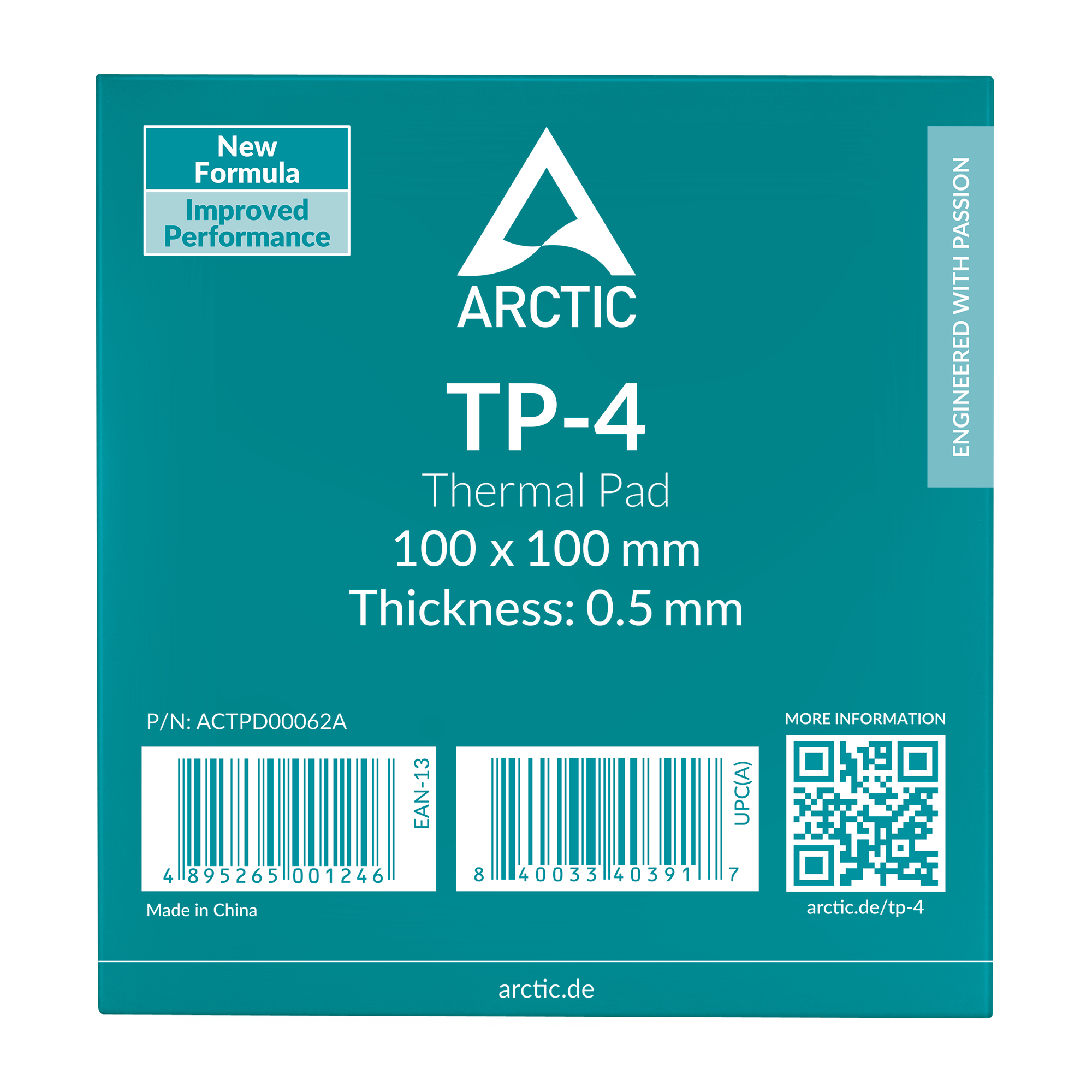 ARCTIC Thermal Pad TP-4 100*100 mm (0,5mm) Wärmeleitpaste