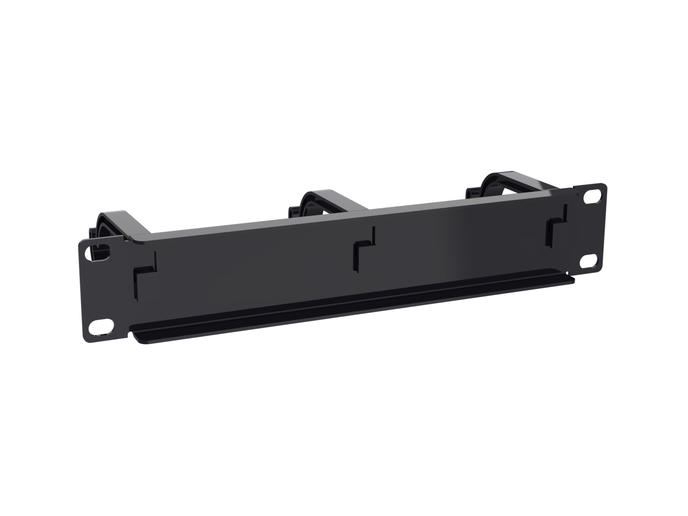 Equip 10 Kabelmanagement 3xPlastikringe         1U  RAL9005