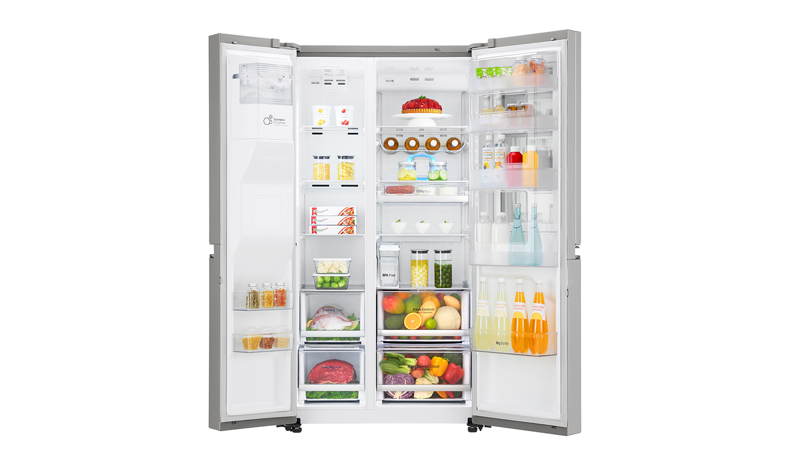 LG GSX961NEAZ side-by-side refrigerator Freestanding – image 5