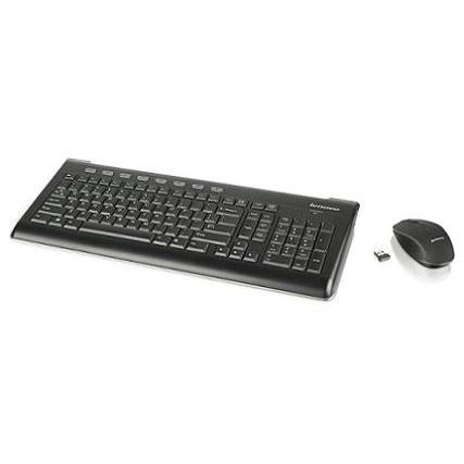 Lenovo 57Y4743 keyboard Mouse included RF Wireless AZERTY French Black