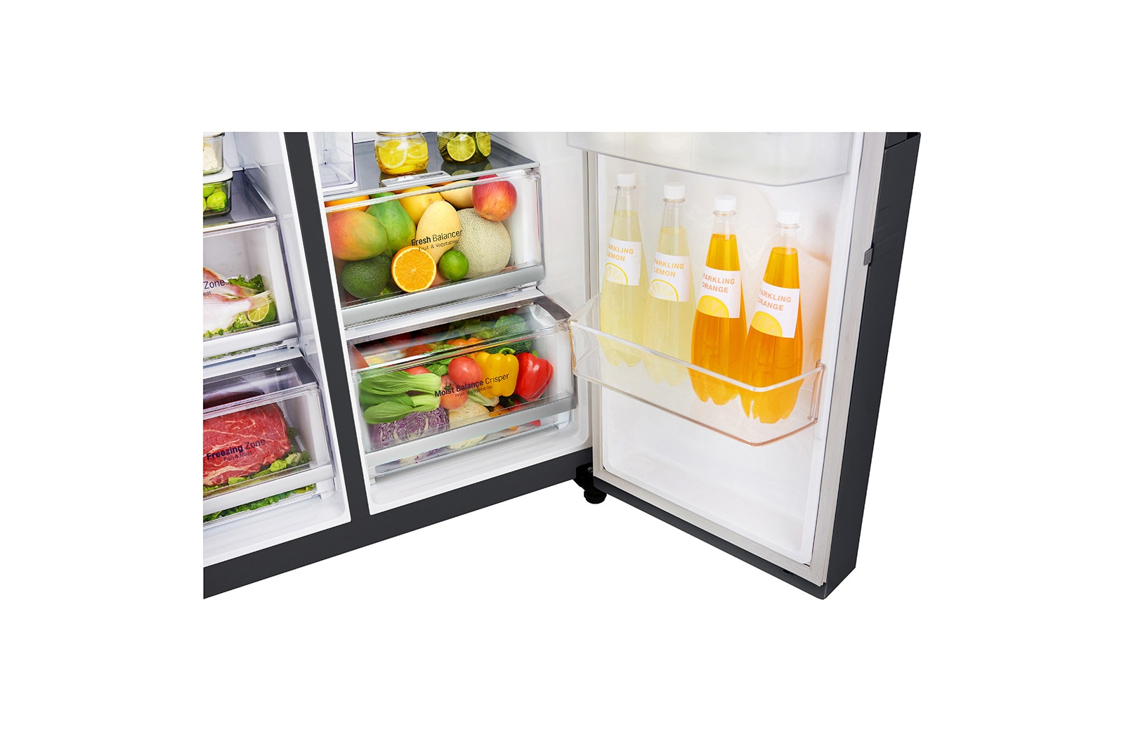LG GSJ961MCCZ side-by-side refrigerator Freestanding – image 4
