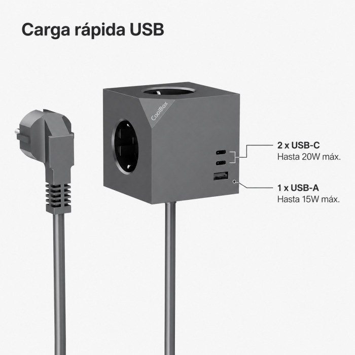 CoolBox COO-BEN-CU-CUBE2 mobile device charger – image 7