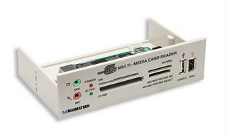 Manhattan 702744 card reader Internal White – image 2