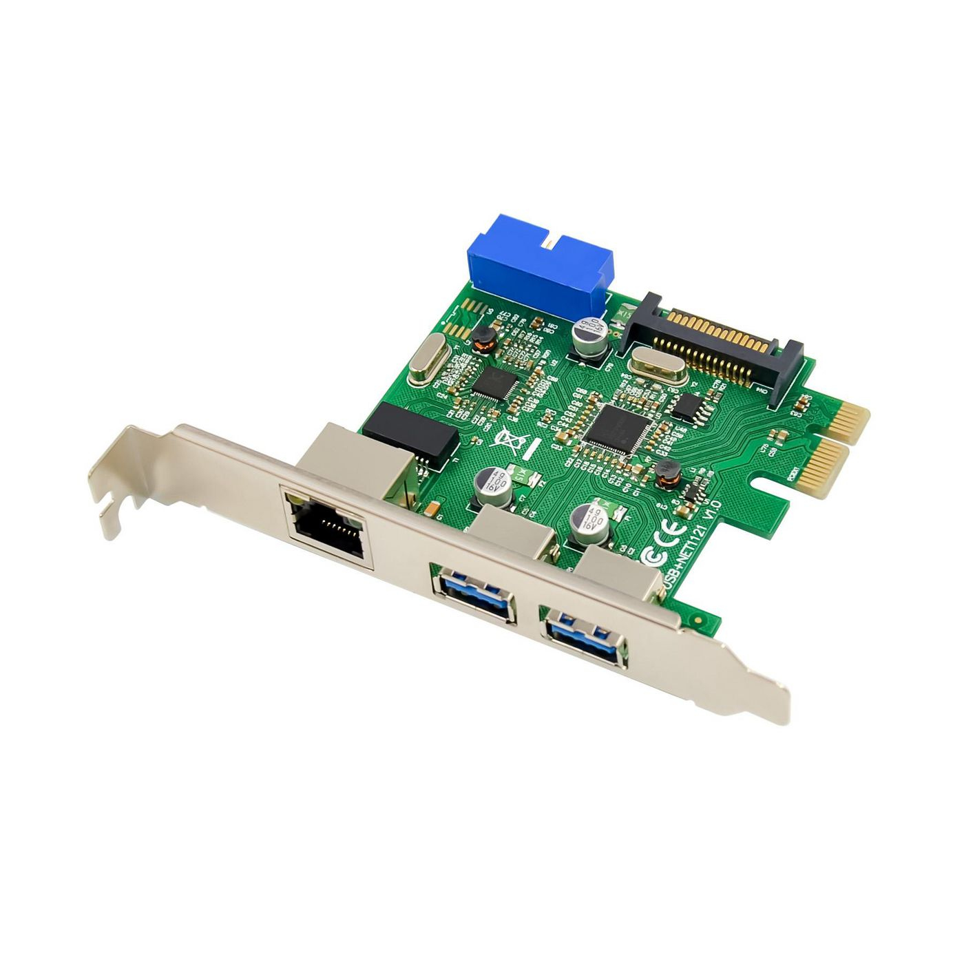 Microconnect MC-PCIEX1-RTL8153+VL805 network card Internal Ethernet 1000 Mbit/s – image 1