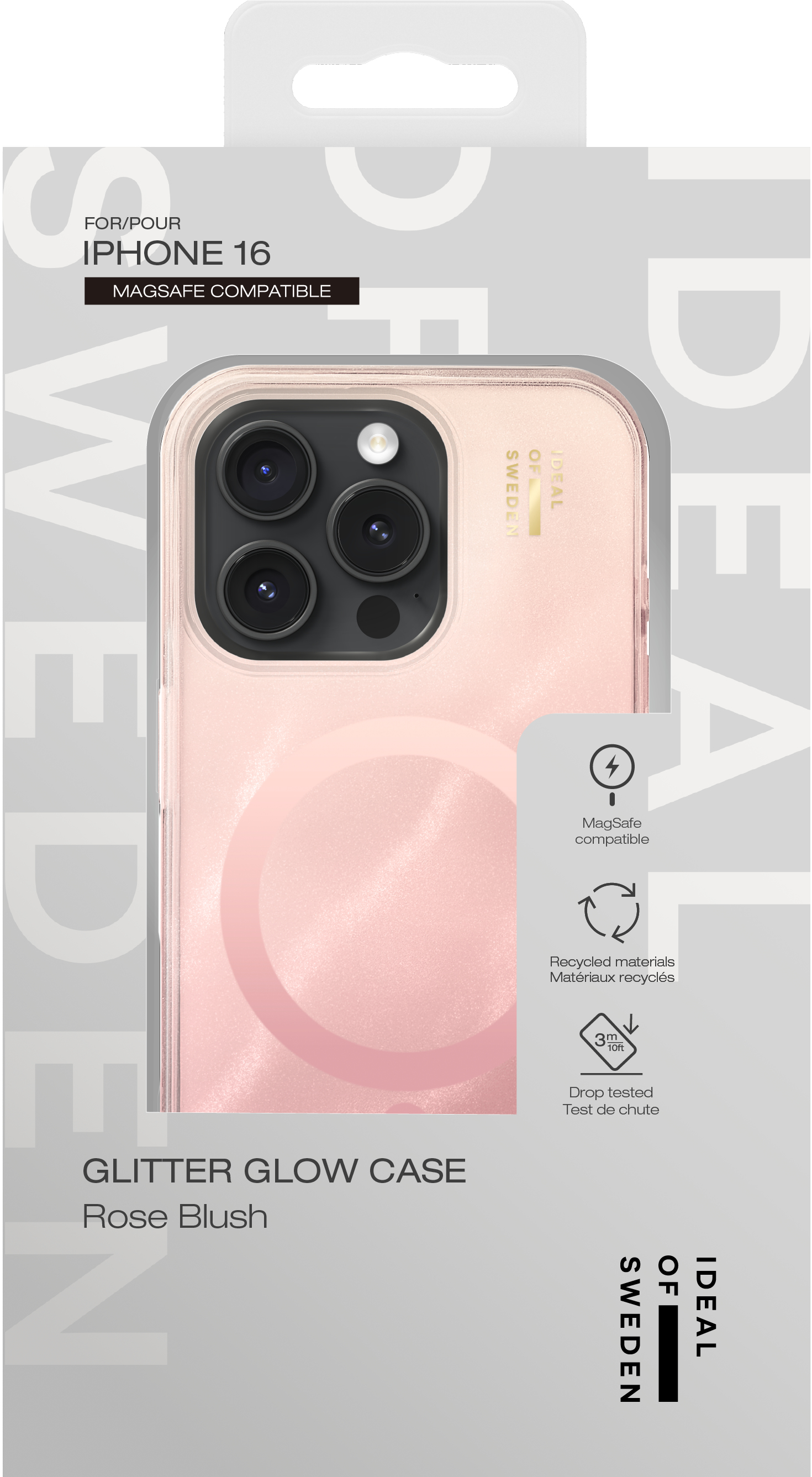 iDeal of Sweden Clear Case MagSafe iPhone 16 Rose Blush – image 6