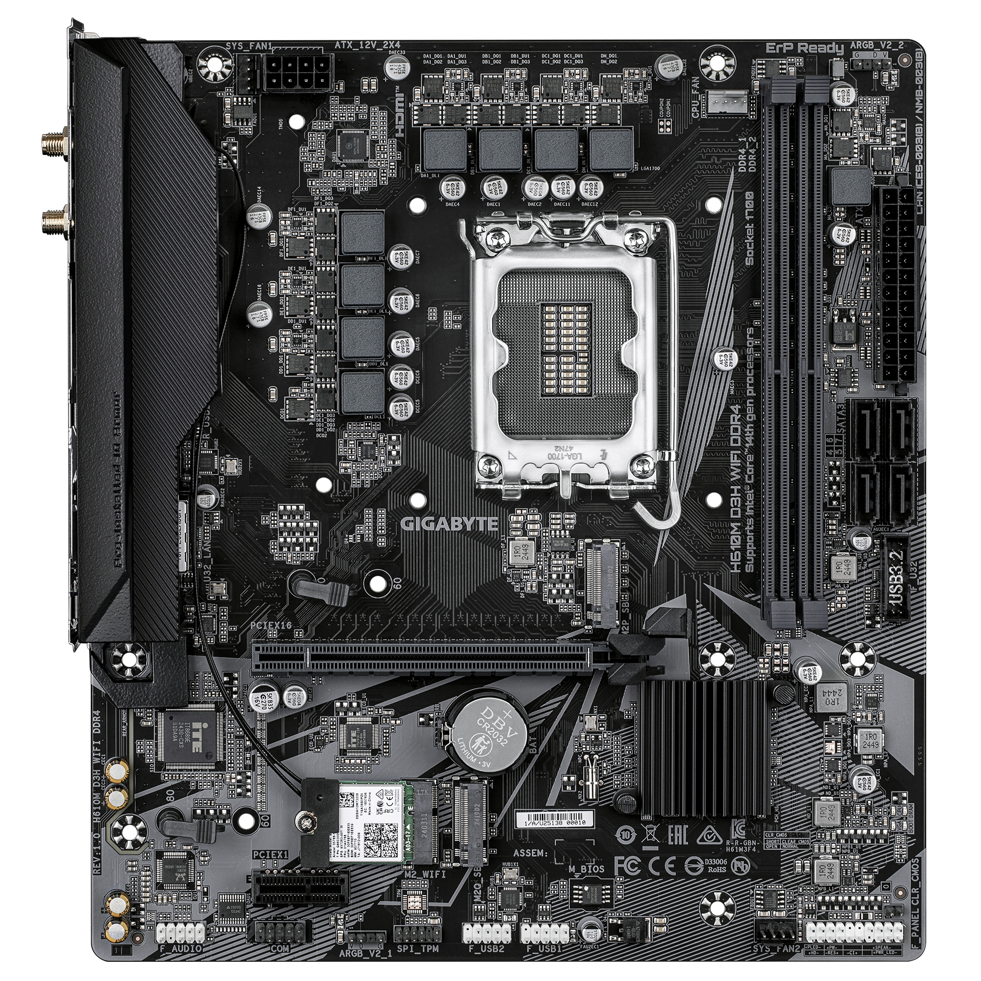 GIGABYTE H610M D3H WIFI DDR4 – image 2