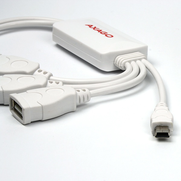 Axagon HUE-C1 interface hub 480 Mbit/s White – image 4