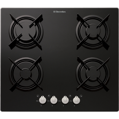 Electrolux EHT60415K hob Black Built-in Gas 4 zone(s)