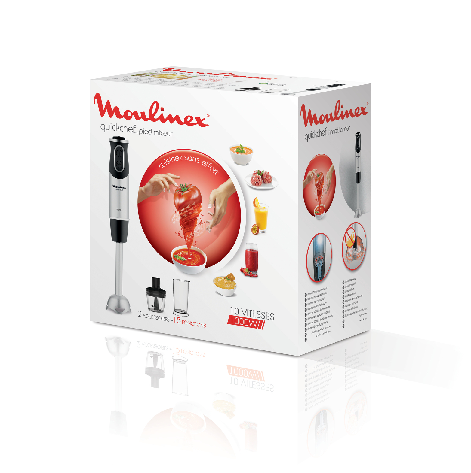 Moulinex DD6578 0.8 L Immersion blender 1000 W Stainless steel, Black – image 8