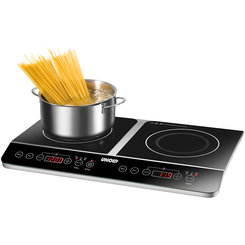 Unold 58175 hob Black, Stainless steel Countertop – image 4