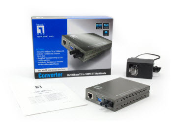 LevelOne 10/100BASE-TX to 100BASE-FX MMF ST Converter – image 6