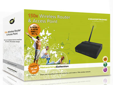 Conceptronic C150BRS4_V3 wireless router Fast Ethernet – image 4