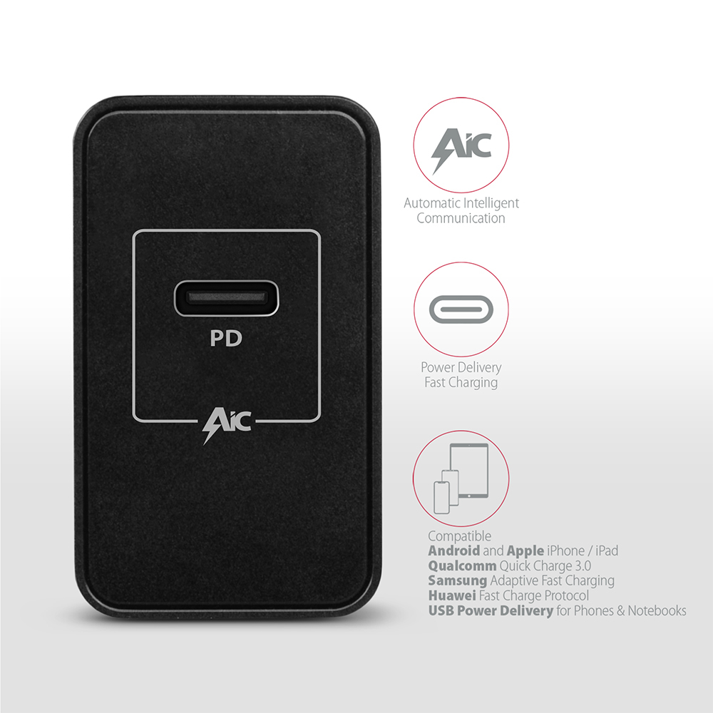 Axagon ACU-PD22 mobile device charger Smartphone Black AC Fast charging Indoor – image 4
