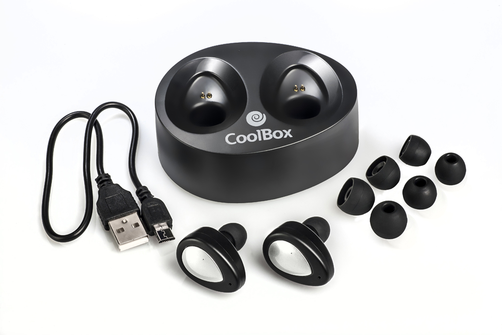 CoolBox COO-AUBPO2-BK headphones/headset Wireless In-ear Calls/Music Bluetooth Black – image 8