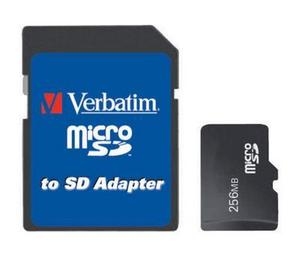 Verbatim microSD 256MB – image 1
