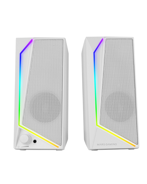 Mars Gaming MS72W altoparlante Bianco Cablato 15 W