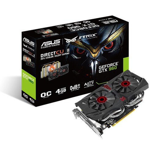 ASUS STRIX-GTX960-DC2OC-4GD5 NVIDIA GeForce GTX 960 – image 1