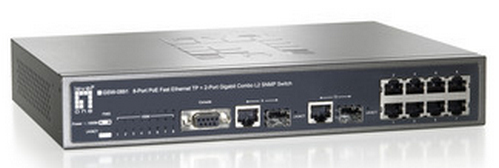 LevelOne GSW-0891 network switch Managed L2 Power over Ethernet (PoE) – image 1