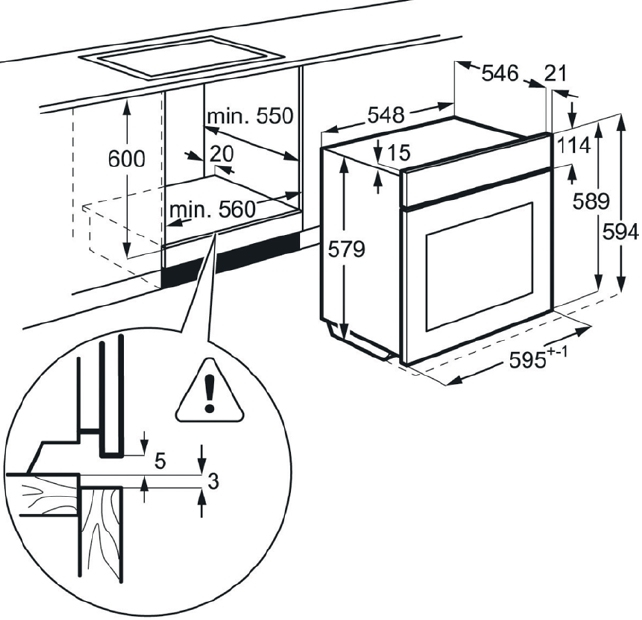 AEG BPE842320M 71 L 3500 W Stainless steel – image 6